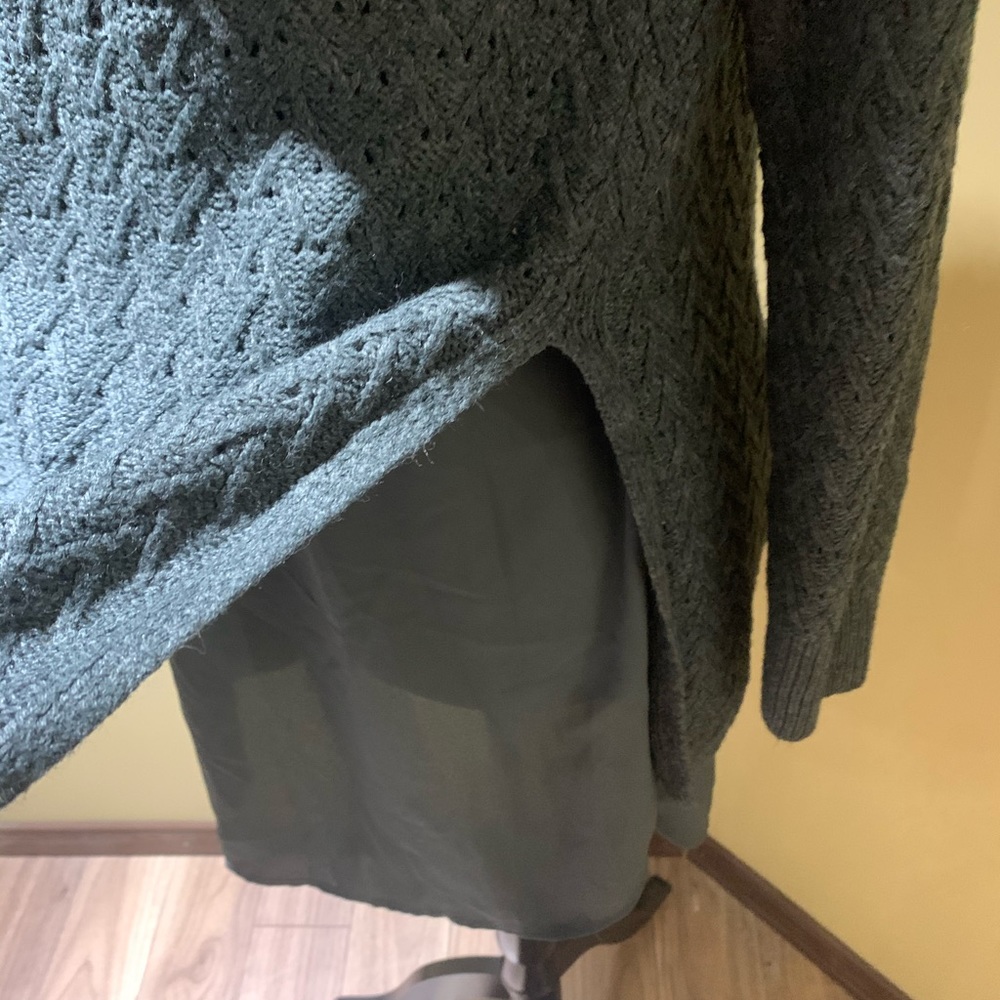 👻🎃CLEARANCE🎃👻 Ricki’s grey cozy double layer sweater - Picture 7 of 8